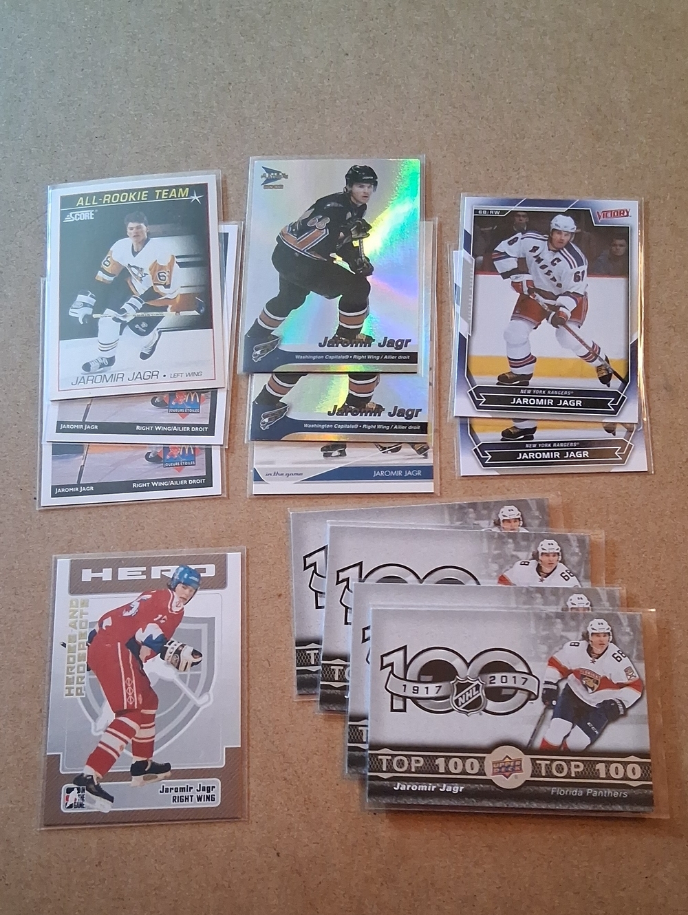 Jaromir Jagr Hockey Card Lot - Multi Color Collection